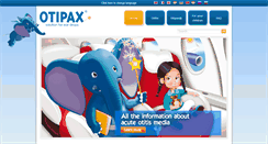 Desktop Screenshot of otipax.com