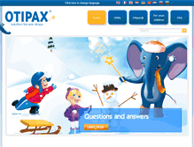 Tablet Screenshot of otipax.com